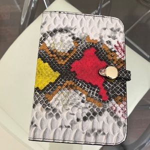Multicolor Snakeprint Wallet